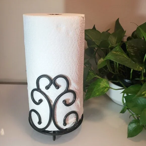 Metal Paper Towel Holder - Vintage - Decorative - Picture 1 of 9